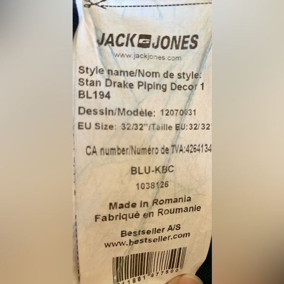 Jack and Jones Denim workwear CORE Anti Fit Button Fly - Picture 5 of 8